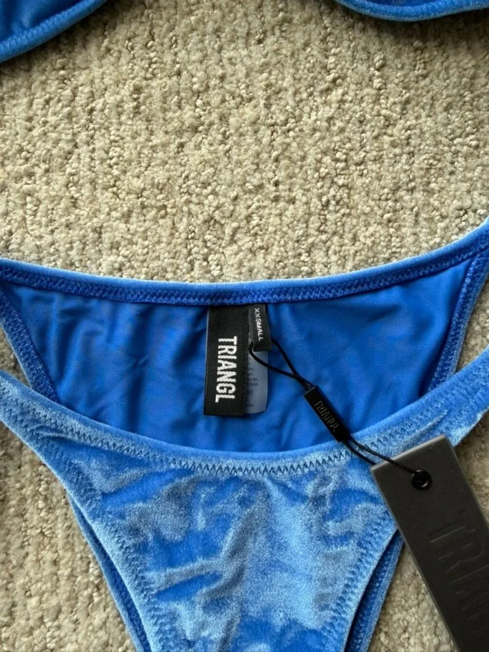 Triangl Swimwear Velvet Bikini Set